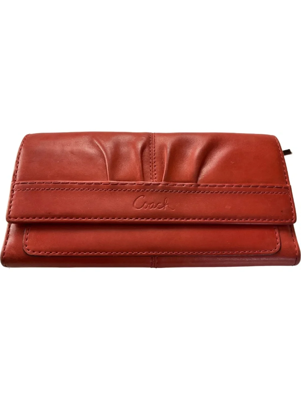 Coach Vtg Soho Pleated Leather Wallet